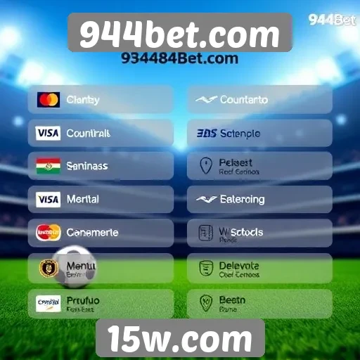 Métodos de pagamento oferecidos no 944bet